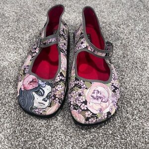 Hot Chocolate  Mary Jane’s Flor la Muerte Day of the Dead size 39